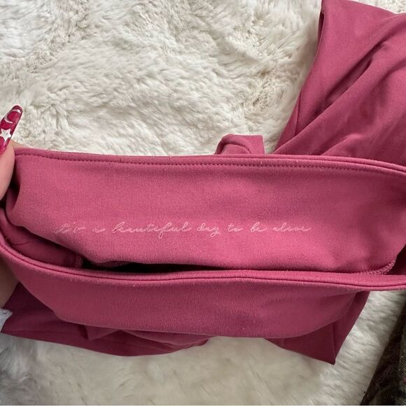 Gymshark / Whitney Simmons pink buttery soft flattering 7/8 leggings - Picture 9 of 10